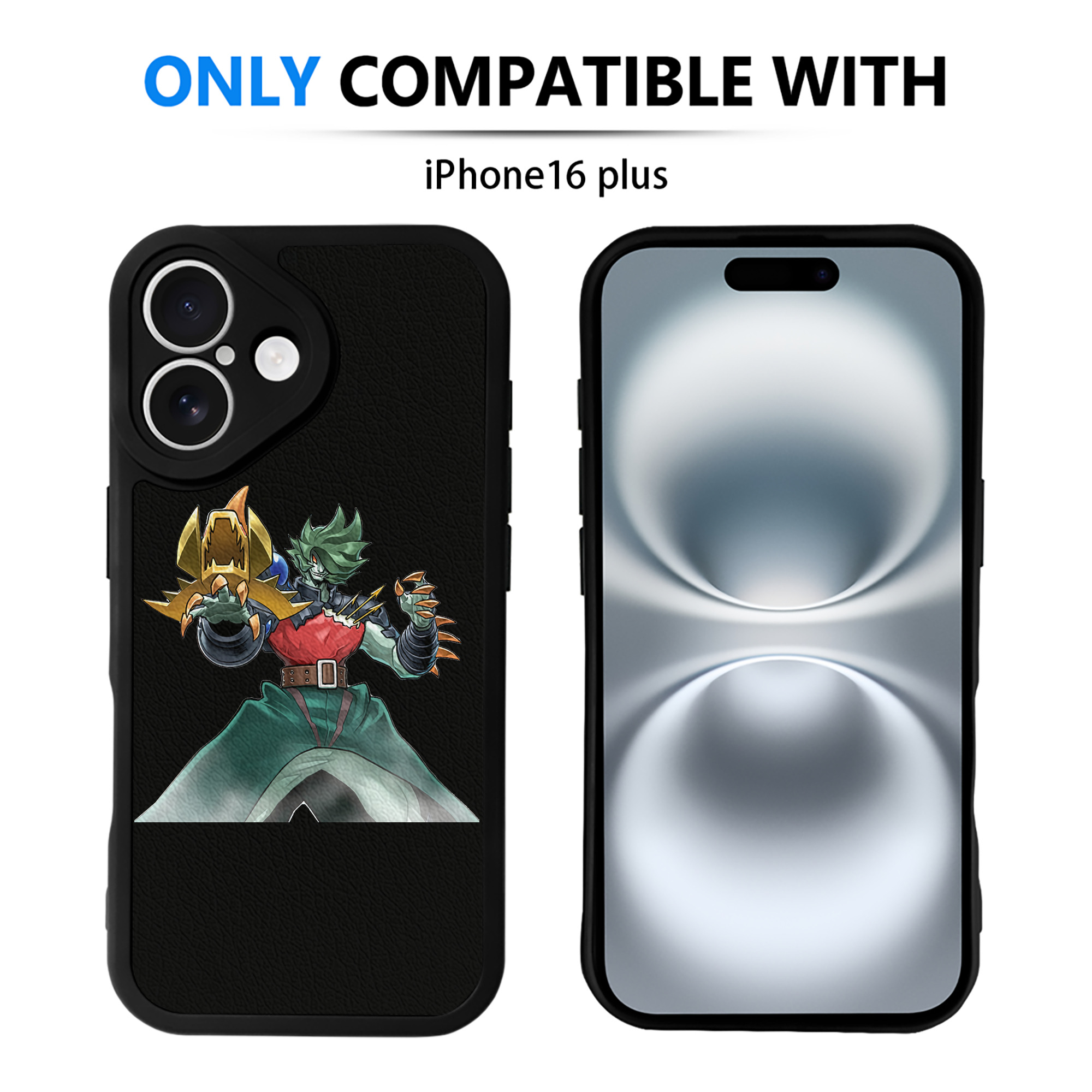 遊☆戯☆王 Yu-Gi-Oh! 【iPhone 16シリーズ対応】シリコンスマホケース（レザー調） 材質：シリコン